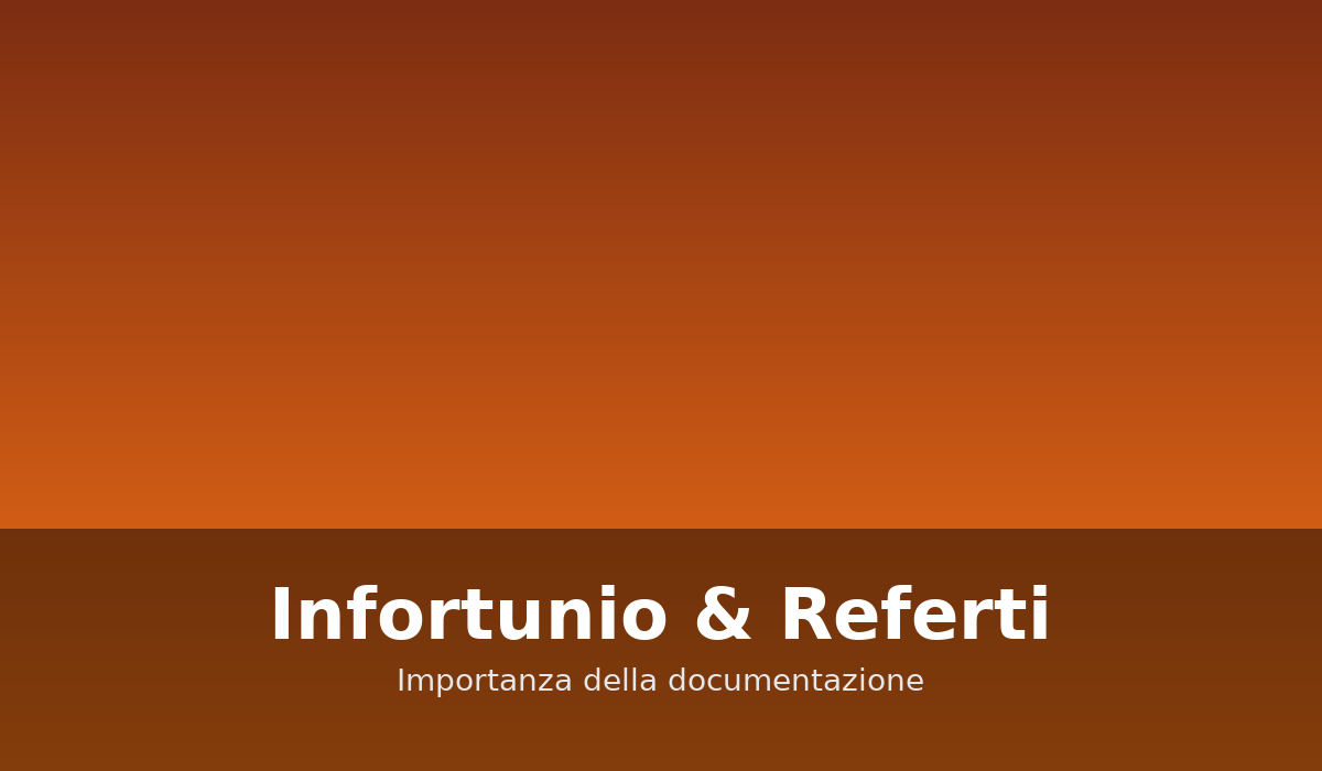 Infortunio e referti medici